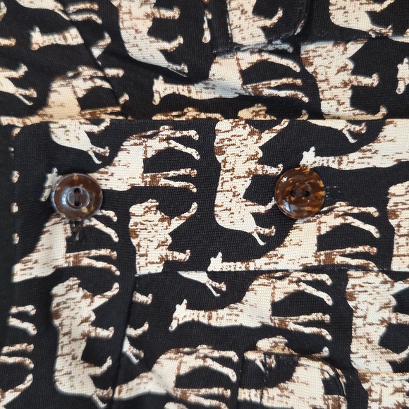 Diane von Furstenberg Opal Jungle silk romper Sz 6 - Picture 3 of 14